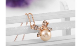 Ожерелья - Позолоченное ожерельe Pearl